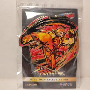 Street Fighter Ken Masters Painterly Series Enamel Pin Official Capcom Badge